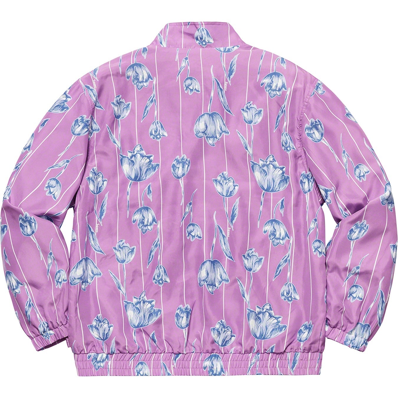 Floral Silk Track Jacket view 9